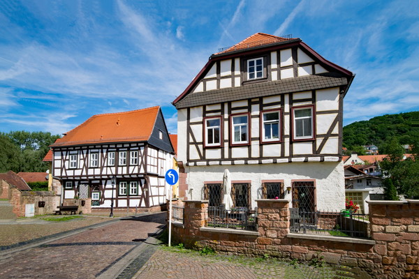 Germany rural architecture Stock Photo