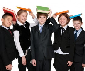 Group of happy students Stock Photo 03