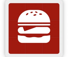 Hamburgers icon vector