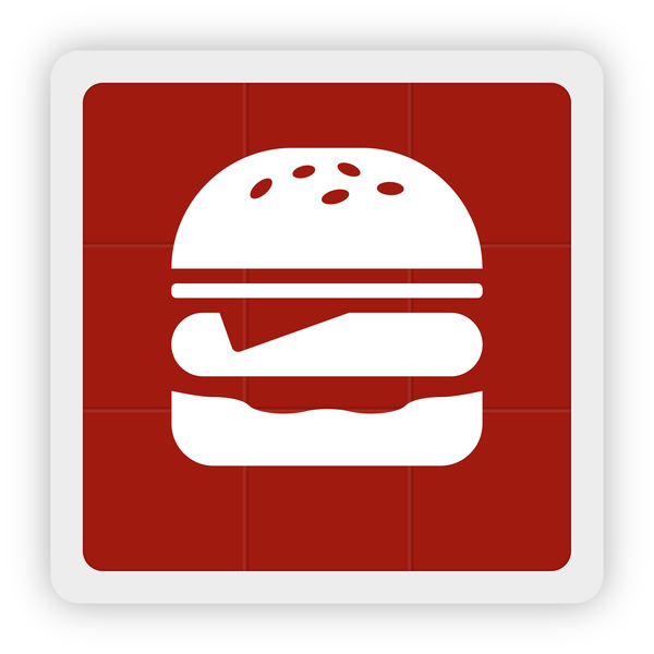 Hamburgers icon vector