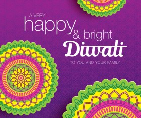 Happy diwali background design vectors 08