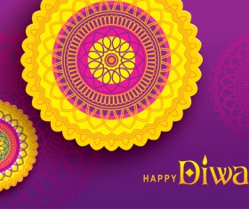 Happy diwali background design vectors 09