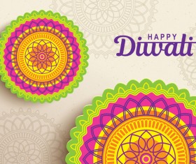 Happy diwali background design vectors 11