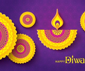 Happy diwali background design vectors 13