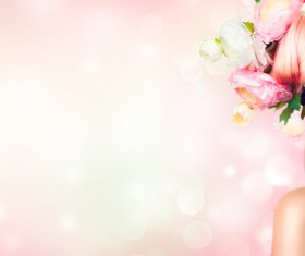 Head wearing a garland woman Stock Photo 03