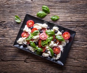 Healthy diet of Caprice salad Stock Photo 07