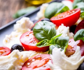 Healthy diet of Caprice salad Stock Photo 11