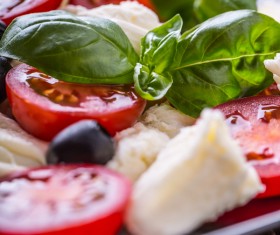 Healthy diet of Caprice salad Stock Photo 12