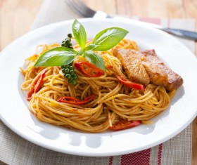 Home pasta Stock Photo