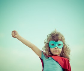 I want to be superman Stock Photo