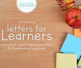 Letters Learners font