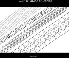 Material photoshop brushes