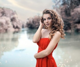 Modern fashion models Stock Photo