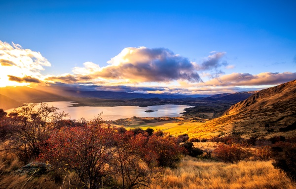New Zealand South Island scenery Stock Photo