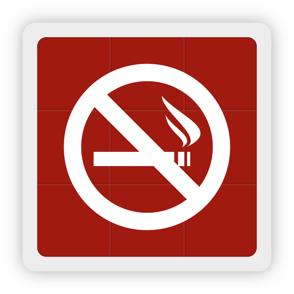 No smoking icon vector