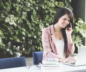 Office customer service Stock Photo
