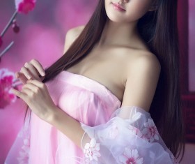 Oriental classical beauty Stock Photo