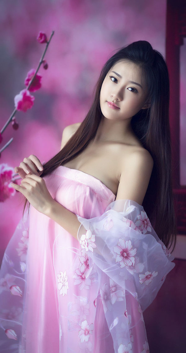 Oriental classical beauty Stock Photo