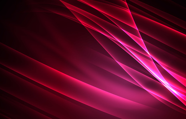 Pink red polar lights abstract background vector