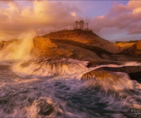 Raging waves Stock Photo