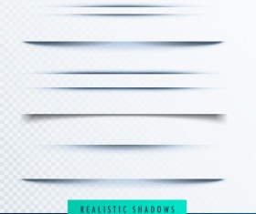 Realistic paper with shadows illustration vector 03