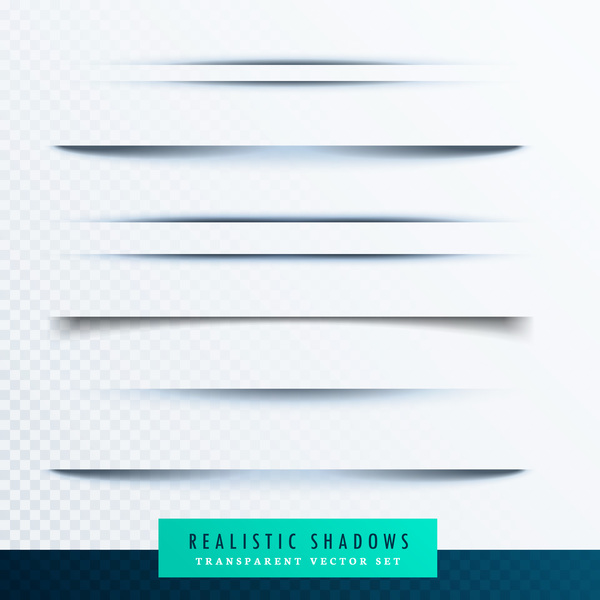 Realistic paper with shadows illustration vector 03