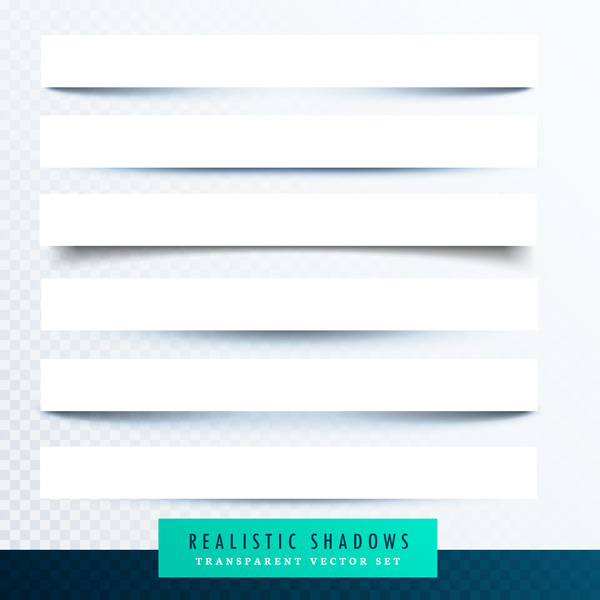 Realistic paper with shadows illustration vector 04
