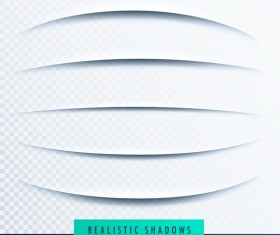 Realistic paper with shadows illustration vector 06