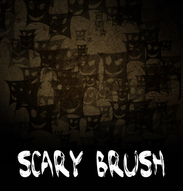 Scary photoshop brushes