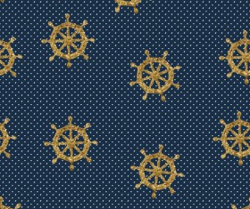 Seamless marine pattern vectors 03