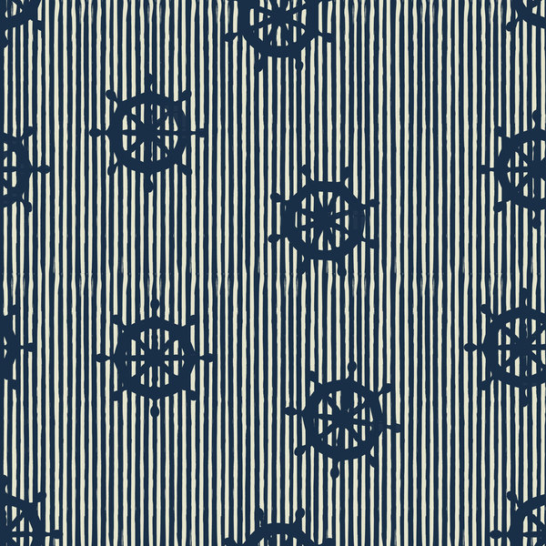 Seamless marine pattern vectors 08
