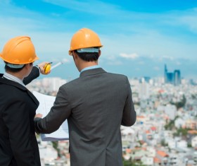 See the city planning drawings Stock Photo