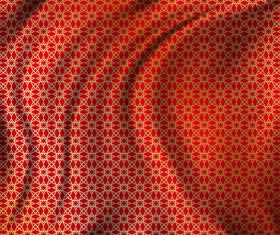 Silk fabric pattern design vector 04