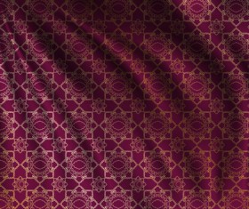 Silk fabric pattern design vector 06