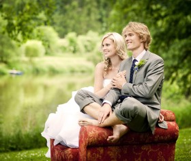 Small fresh wedding Stock Photo