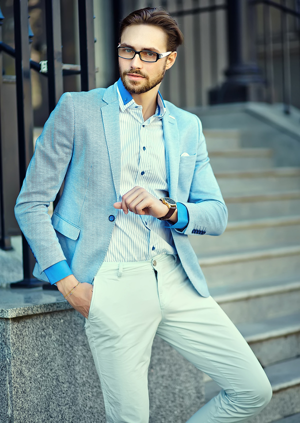Street casual wear for men Stock Photo 02 free download