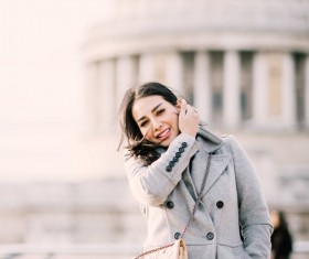 Sweet smile young woman Stock Photo