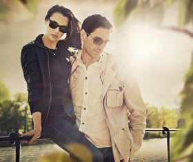 The river shooting couple Stock Photo 01