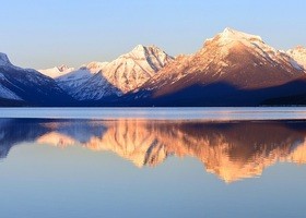 The sea melted into the sky Stock Photo