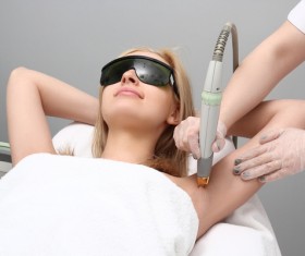Underarm laser hair removal HD picture
