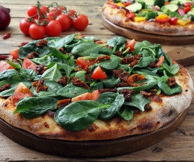 Vegetable Pizza Stock Photo 02