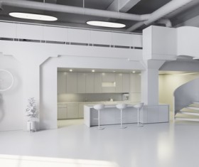 White office space Stock Photo 03