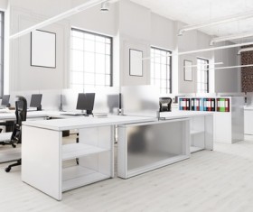 White office space meeting room table Stock Photo 06