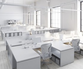 White office space meeting room table Stock Photo 08