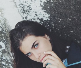 Woman self-photo Stock Photo