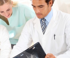 X-rays of the doctor Stock Photo