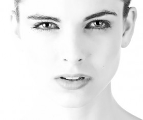 Young beautiful face Stock Photo