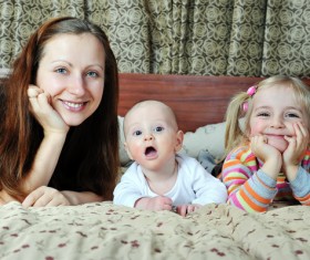 Young mother and child photo Stock Photo