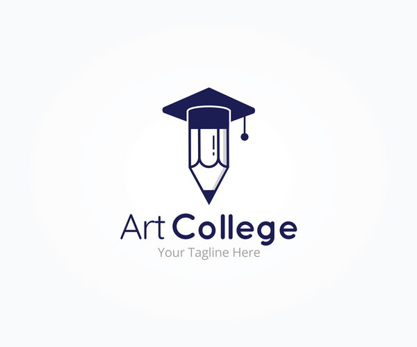 art college logos vector