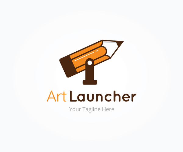 art launcher vector logo